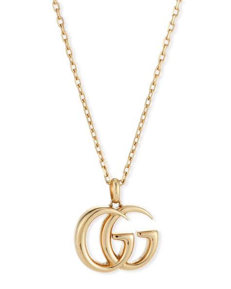 18k gold gucci necklace|gucci gold jewellery necklace.